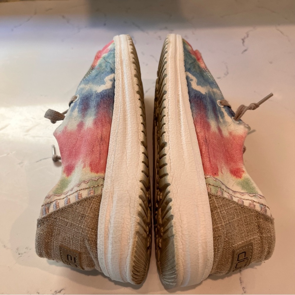 Hey Dude Wendy Boho Mandala Tie Dye Slip On Sneakers Size 7 - Picture 8 of 12